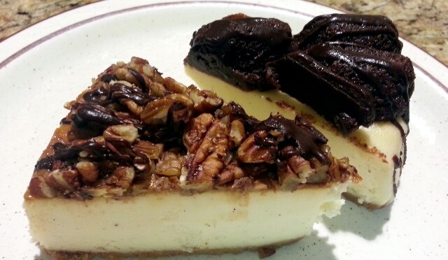 Turtel und Brownie Topped Cheesecake von Wholefoods